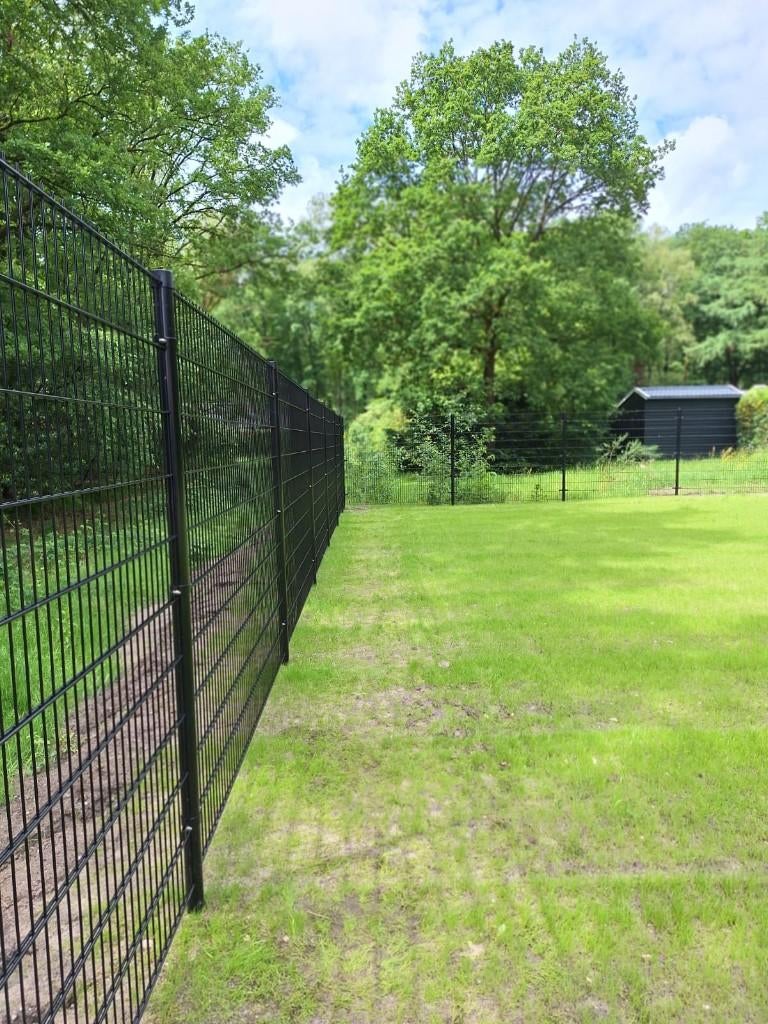 Dubbelstaafmat Hekwerk, Ophalen, Met poort, Nieuw, Dubbelstaafmat hekwerk