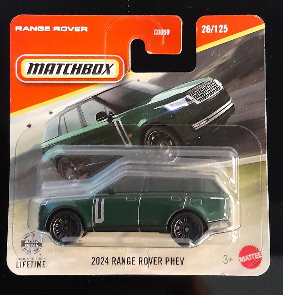 Matchbox 2024 Range Rover PHEV.      Groen.      Matchbox, Ophalen of Verzenden, Nieuw, Auto