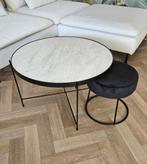 Salontafel set, Ophalen, Gebruikt, 50 tot 100 cm, Rond