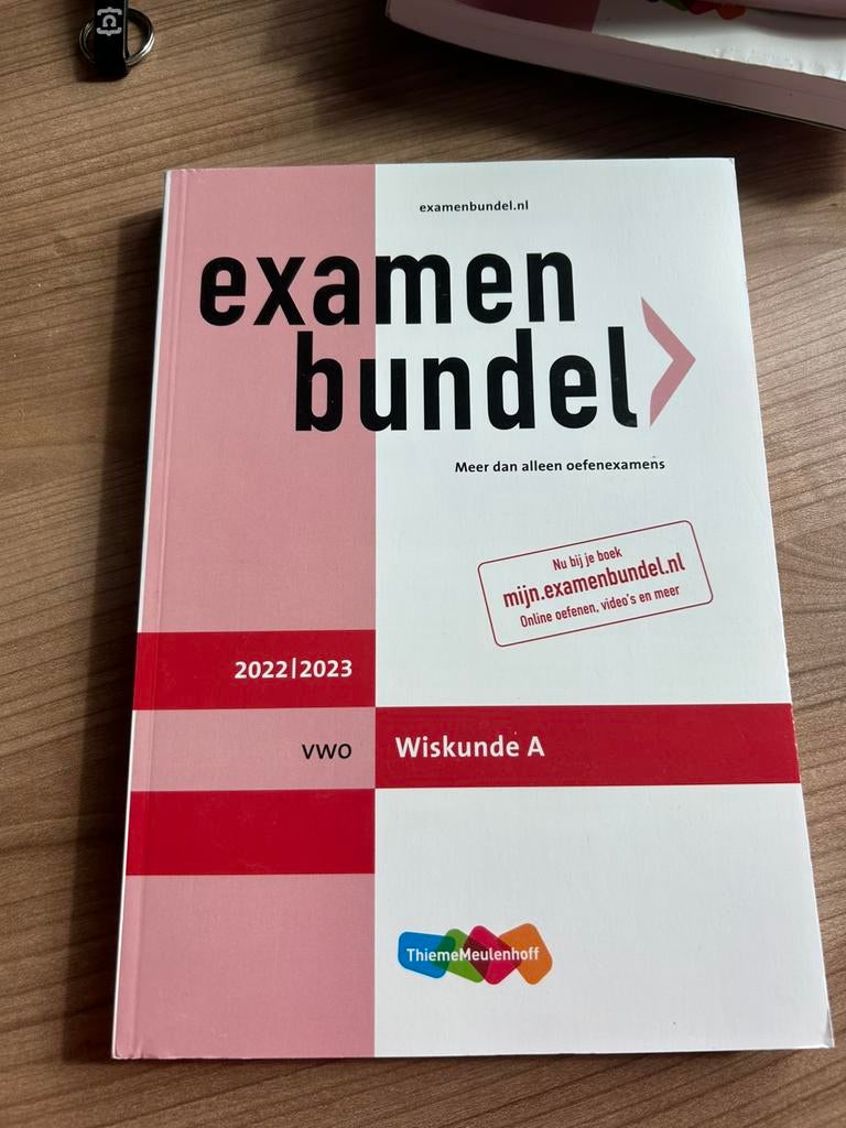 Examenbundel wiskunde A vwo, Boeken, Schoolboeken, Ophalen of Verzenden, Zo goed als nieuw, VWO