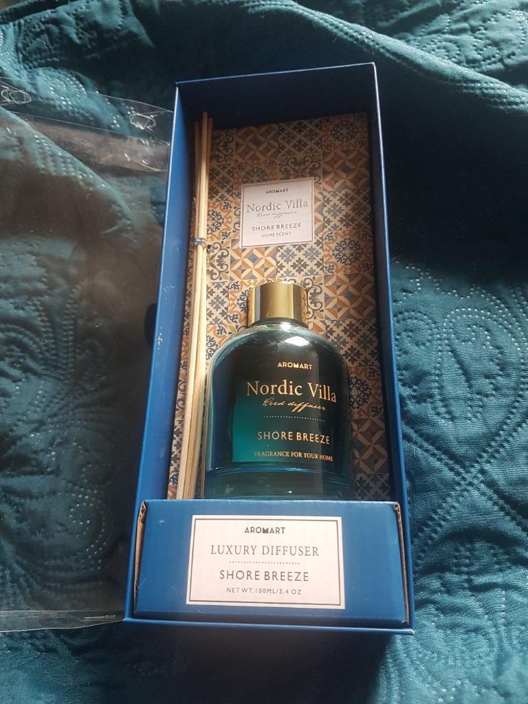 Heerlijk frisse huisparfum diffuser en geurstokjes, zee geur, Verzenden, Nieuw