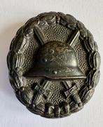 WW1 Duiste gewonden badge zwart, Ophalen of Verzenden, Landmacht, Engeland, Embleem of Badge