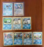 Pokemon Blastoise, Wartortle, en Squirtle collectie., Ophalen of Verzenden, Zo goed als nieuw, Meerdere kaarten