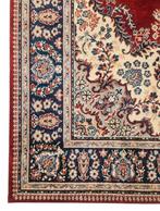 Vintage Perzisch wol Saphire vloerkleed medallion 200x296cm, Gebruikt, 150 tot 200 cm, 200 cm of meer, Ophalen of Verzenden