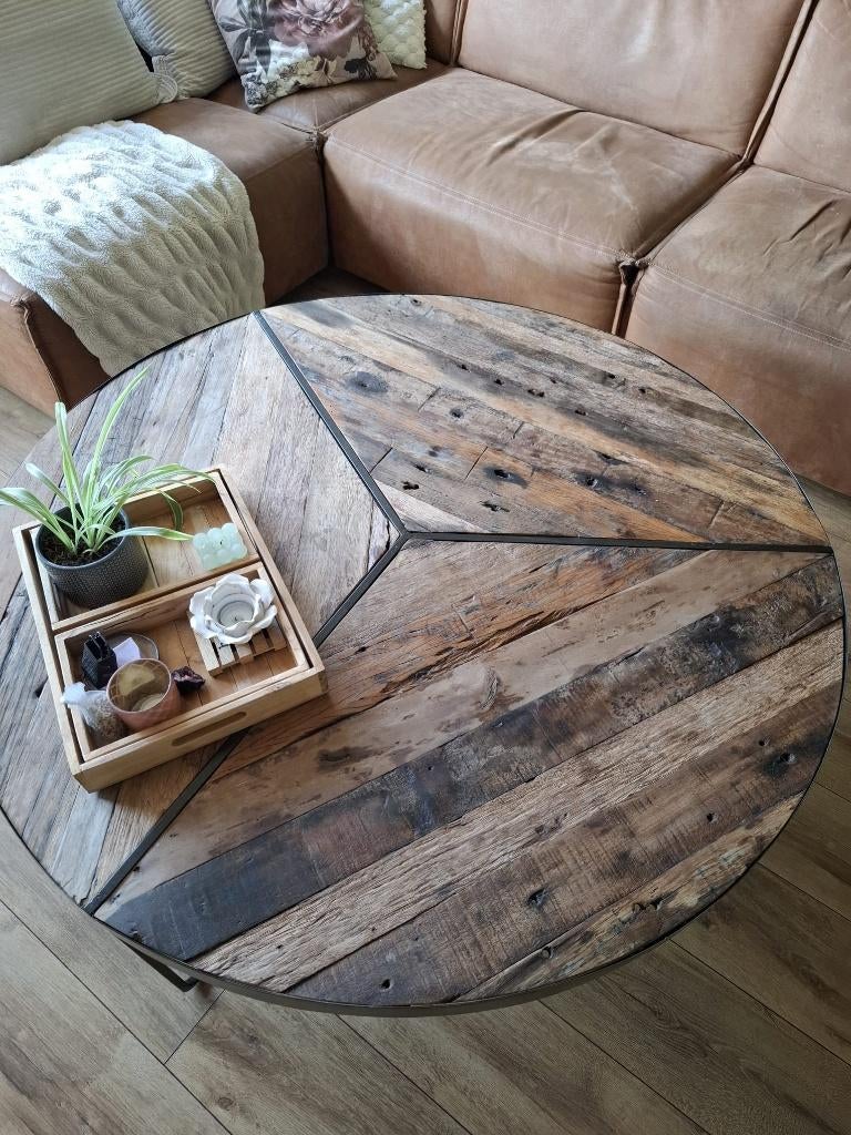 Salontafel hout, Huis en Inrichting, Tafels | Salontafels, Zo goed als nieuw, Minder dan 50 cm, 100 tot 150 cm, 100 tot 150 cm