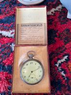 Antiek Zilveren Zakhorloge met Garantiebewijs (1932), Sieraden, Tassen en Uiterlijk, Horloges | Antiek, Zakhorloge, 1900 tot 1930