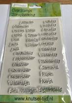 2 Nieuwe Clear Stamps - Stempelsets, Ophalen of Verzenden, Nieuw, Clearstamp