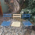 Franse bistrostoeltjes 3x, Ophalen, Hout