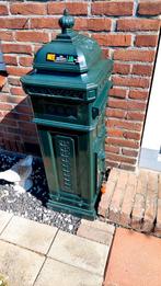 Klassieke staande brievenbus - Groen, gietijzer, Ophalen, Zo goed als nieuw, IJzer, Staande brievenbus