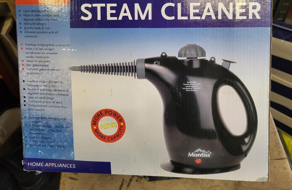 Montiss Steam Cleaner, Ophalen of Verzenden, Zo goed als nieuw, Stoomreiniger