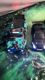 2 RC drift auto’s, 1:32 tot 1:50, Overige typen, Zo goed als nieuw, Ophalen