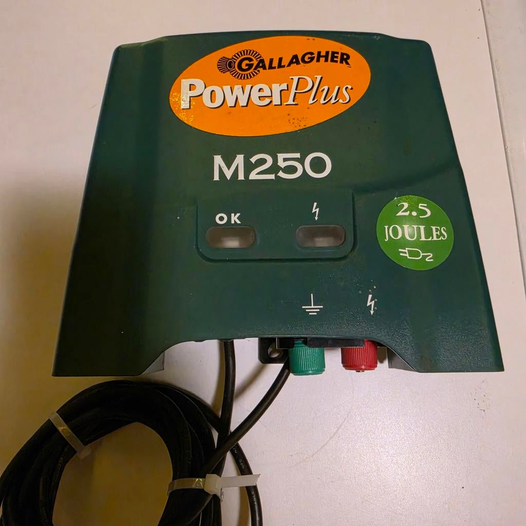 Gallagher powerplus M250 schrikdraad trafo, Dieren en Toebehoren, Stalling en Weidegang