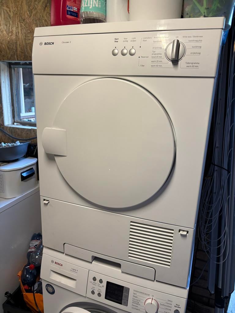 Bosch Classixx 6 Condensdroger - Betrouwbaar en Efficiënt, Ophalen, 6 tot 8 kg, Gebruikt, Voorlader