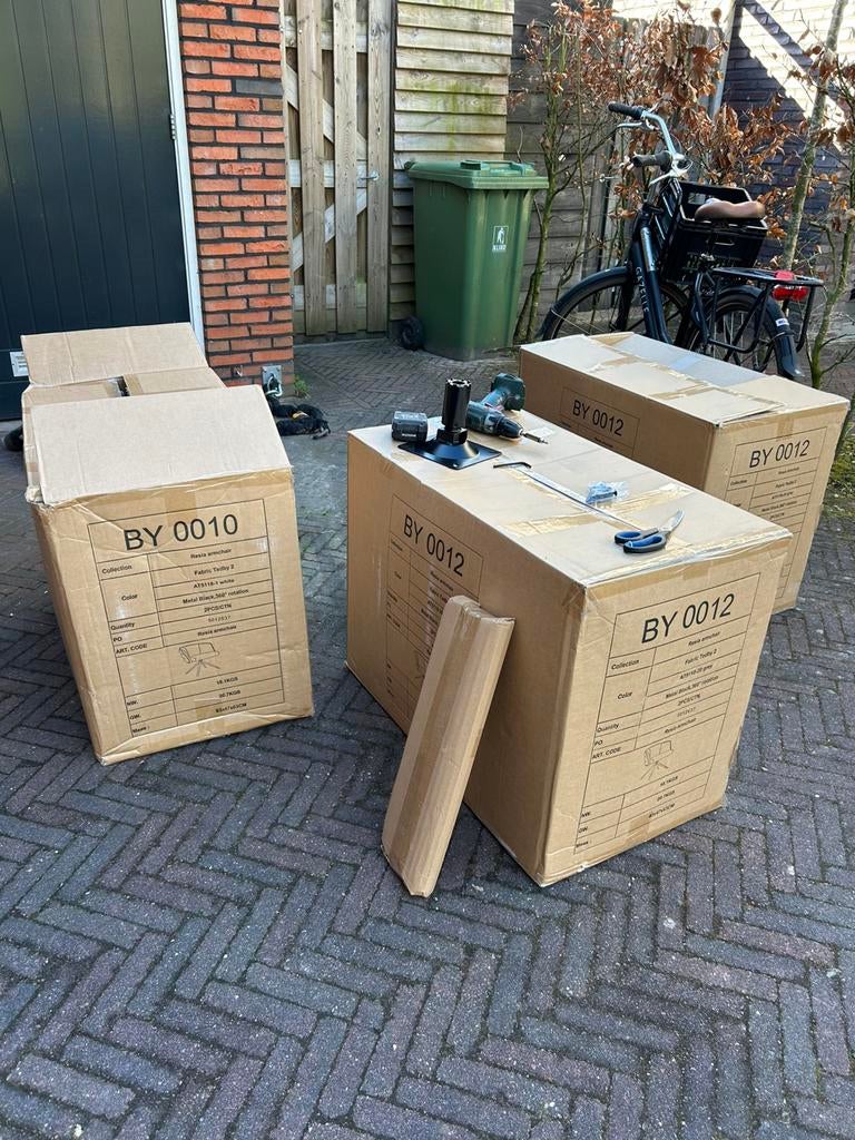 Gratis 3 grote (verhuis)dozen, Doe-het-zelf en Verbouw, Kratten en Dozen, Ophalen, Zo goed als nieuw, Doos, 50 cm of meer