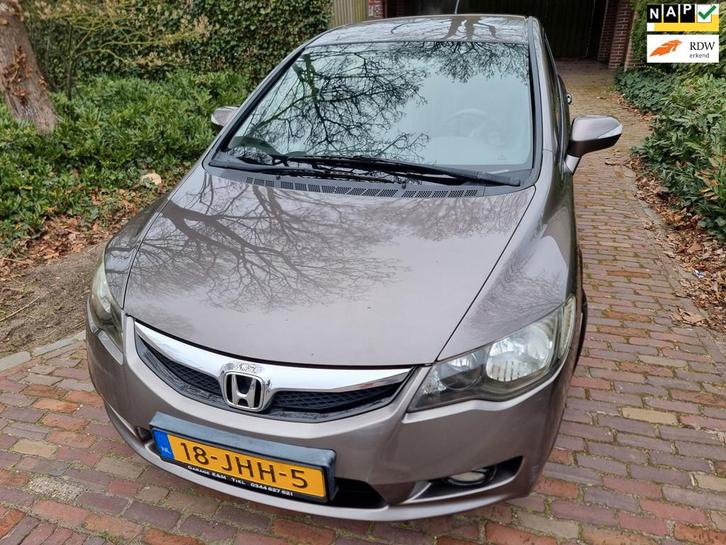 Honda Civic 1.3 Hybrid Zwart Leder EXPORT/HANDEL, Auto's, Honda, Bedrijf, Te koop, Civic, ABS, Airbags, Airconditioning, Boordcomputer