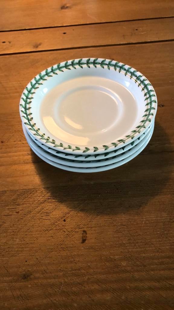 Portmeirion The Botanic Garden 4 schoteltjes, Ophalen, Gebruikt, Overige stijlen, Kop(pen) en/of Schotel(s)