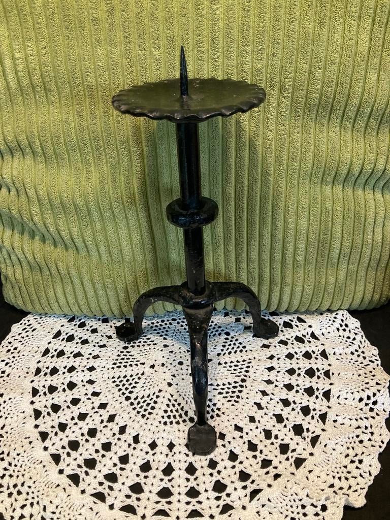 Gietijzeren kandelaar (090426), Ophalen of Verzenden, Overige materialen