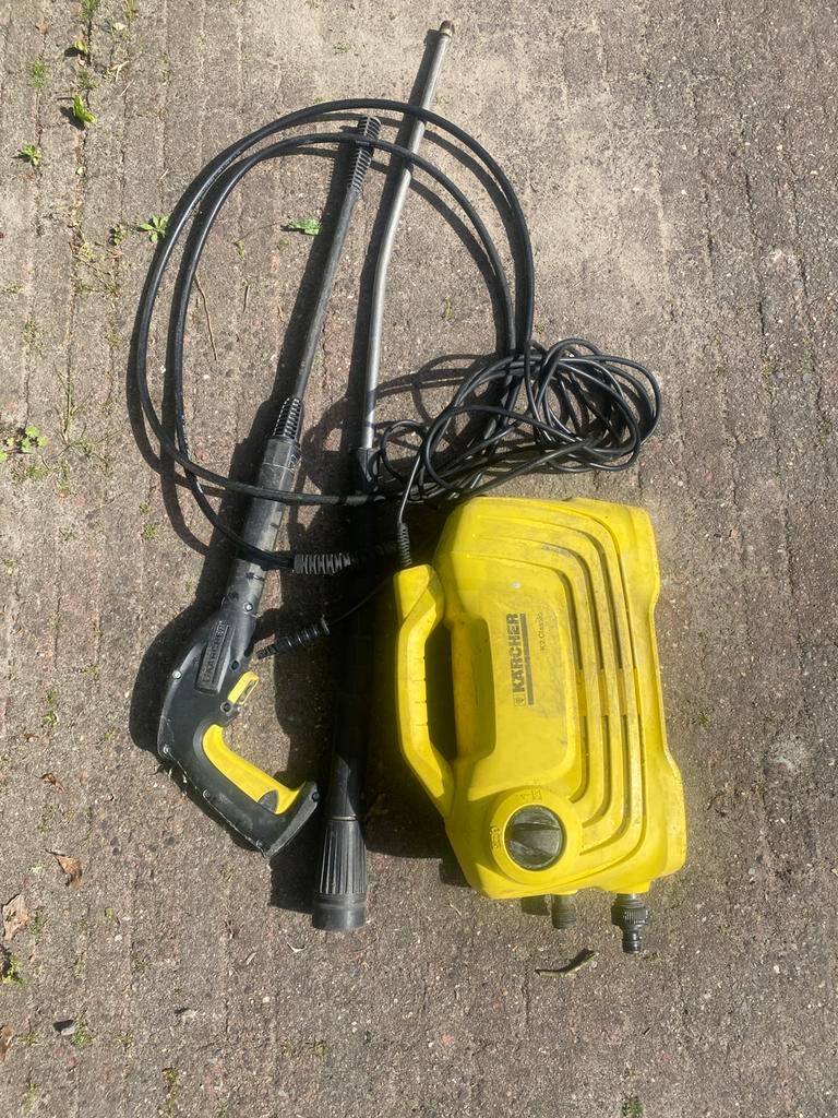 Kärcher K2 met extra spuitlans, hogedrukreiniger, Ophalen of Verzenden, Gebruikt, Elektrisch, Met regelbare waterdruk