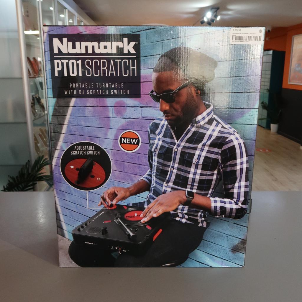 Numark PT01 Scratch Draagbare Draaitafel | Nieuw in Doos, Niet ingevuld, Nieuw, Niet ingevuld, Niet ingevuld