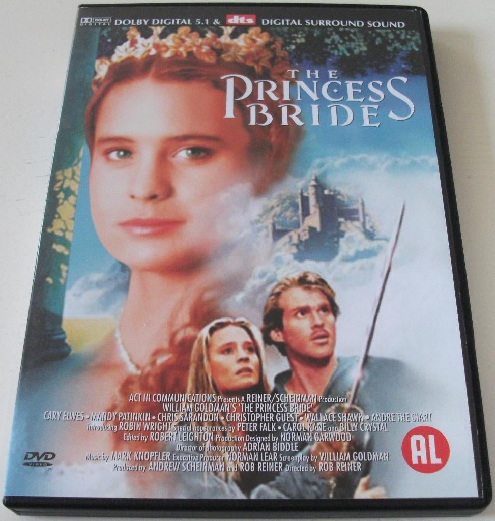 Dvd *** PRINCESS BRIDE ***, Alle leeftijden, Ophalen of Verzenden, Zo goed als nieuw, Komedie