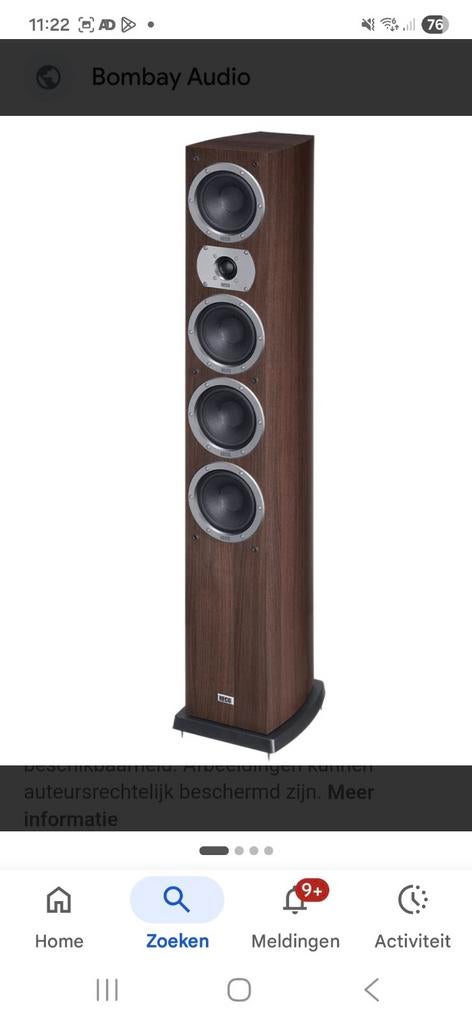 Heco staande speakerboxen - Topgeluid voor uw thuisbioscoop, Ophalen of Verzenden, Gebruikt, Front, Rear of Stereo speakers, Overige merken