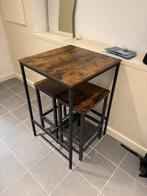 Barset / bartafel met barkrukken, Ophalen, 60 tot 90 cm, Zo goed als nieuw, Design