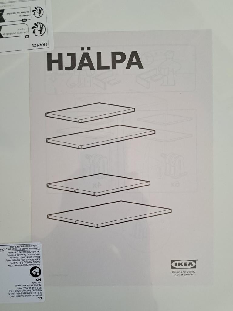 Plank Hjälpa Ikea, Huis en Inrichting, Kasten | Kledingkasten, Ophalen, Nieuw, 50 tot 100 cm, Minder dan 100 cm
