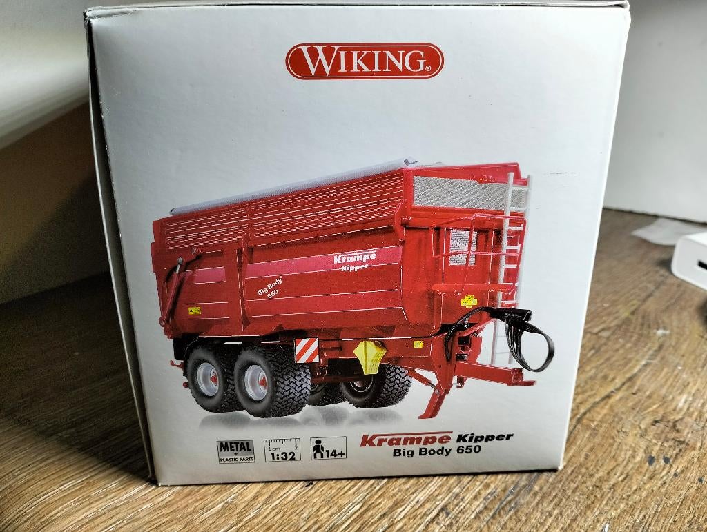 Te koop Wiking Krampe Big Body 650 Kieper ingeruild., Ophalen of Verzenden, Zo goed als nieuw, Tractor of Landbouw, Overige merken