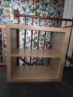 Kallax kast houtkleur 2x2 zonder tussenschot, Ophalen, Met plank(en), Gebruikt, 50 tot 100 cm