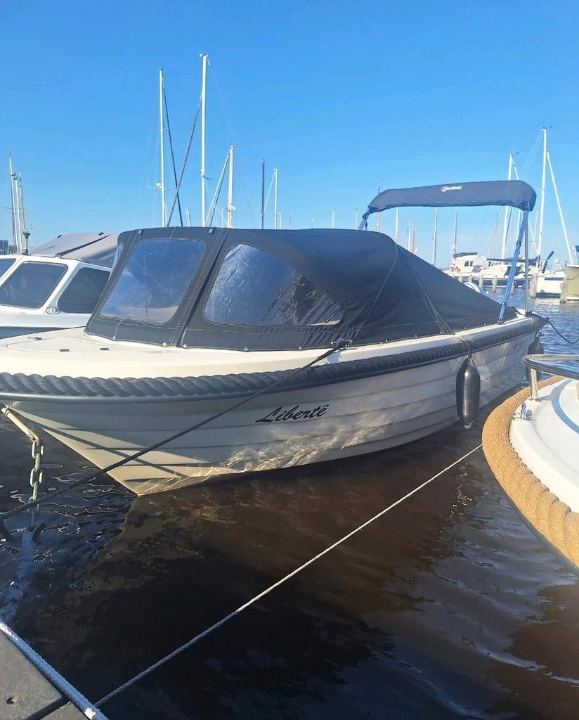 Admiral 480 sloep (2017) Honda 15 pk + trailer + ligplaats, Ophalen, Zo goed als nieuw, Motor en Techniek