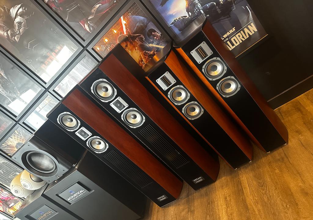 Quadral Aurum Titan --Vlaggenschip van Quadral--, Gebruikt, Quadral, Front, Rear of Stereo speakers, Acoustical Solutions