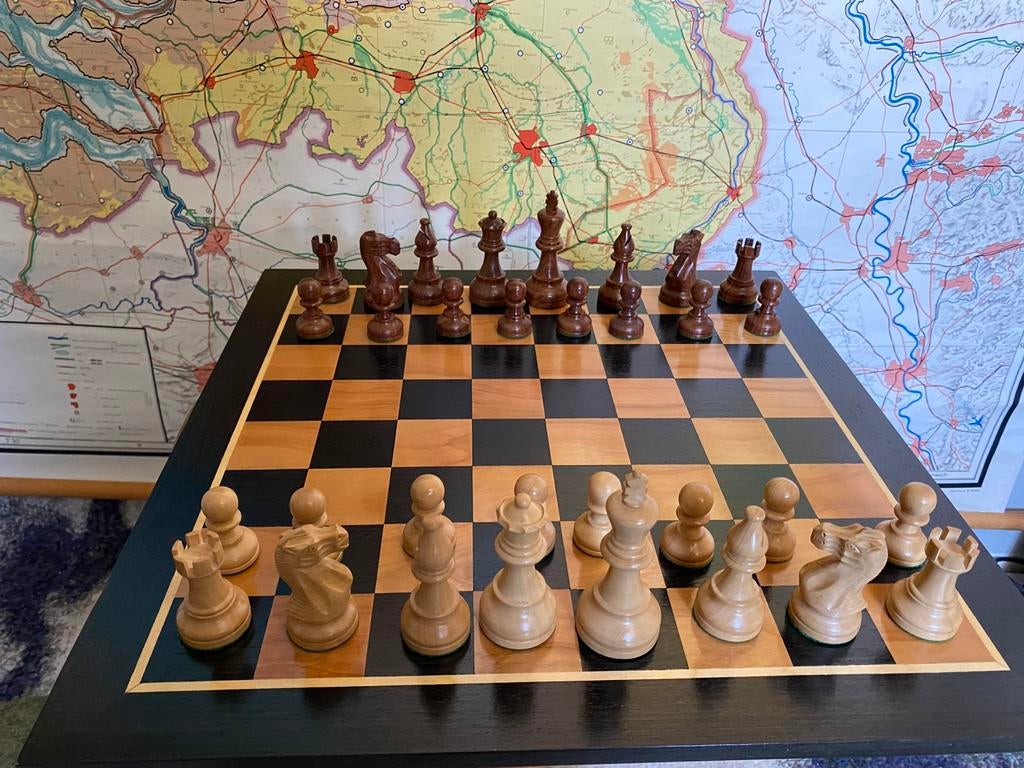 Luxe schaakspel, Ophalen of Verzenden, Zo goed als nieuw