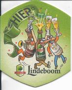 Hier Lindeboom - Viltje Carnaval, Verzamelen, Biermerken, Ophalen of Verzenden, Gebruikt, Viltje(s), Overige merken