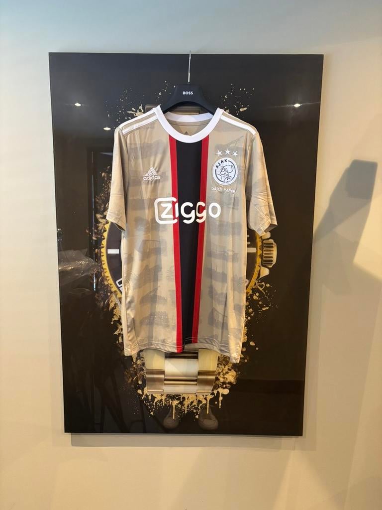 Ajax x daily paper 3e tenue 2022-2023 MAAT M, Verzamelen, Ophalen of Verzenden, Zo goed als nieuw, Ajax, Shirt