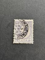 1888 Koning Willem III NVPH nr 28 gestempeld, Postzegels en Munten, Postzegels | Nederland, Verzenden, T/m 1940, Gestempeld