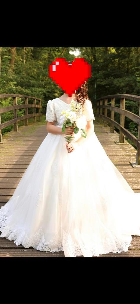 Communiejurk / Bruidsmeisjesjurk Maat 128/134, Kinderen en Baby's, Overige Kinderen en Baby's, Zo goed als nieuw, Ophalen of Verzenden