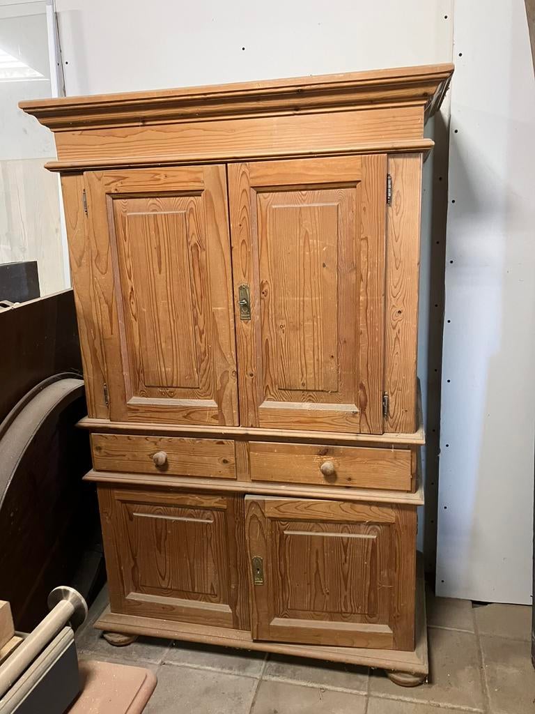 Grenen kast, Ophalen, Gebruikt, Grenenhout