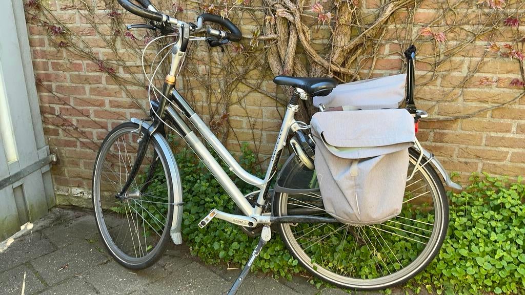 Gazelle damesfiets laag frame, Fietsen en Brommers, Ophalen, Velgrem, 47 tot 50 cm, Gazelle