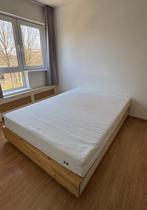 IKEA MANDAL Bed frame with mattress - 140x200 cm, Huis en Inrichting, Ophalen, Gebruikt, Wit, Tweepersoons