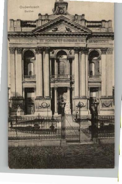 Oudenbosch Basiliek militair gelopen st 1915, Verzenden, Voor 1920, Gelopen, Noord-Brabant