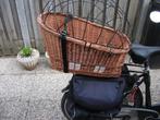 rieten hondenfietsmand, Ophalen, Gebruikt, Fietsmand, Basil