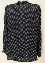 Purdey zwart/wit blouse maat 44[dmv], Kleding | Dames, Ophalen of Verzenden, Zo goed als nieuw, Maat 42/44 (L), Zwart