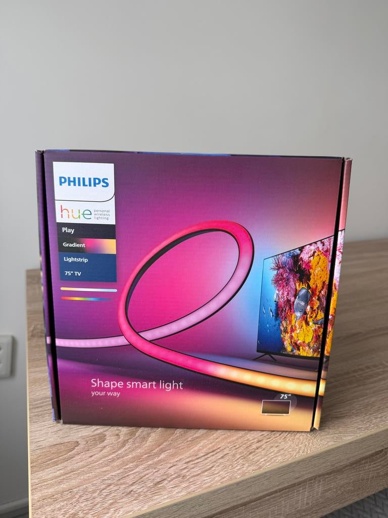 Philips Hue Play Gradient Lightstrip 75 inch TV - Nieuw, Ophalen of Verzenden, Nieuw