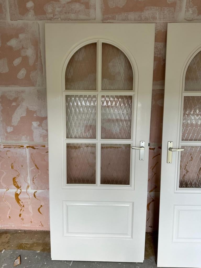 Massief houten deuren (opdek/stompe) - diverse maten, Ophalen, Gebruikt, 80 tot 100 cm, Binnendeur