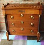 Supermooie eiken empire commode met hekje Hekjescommode, Ophalen