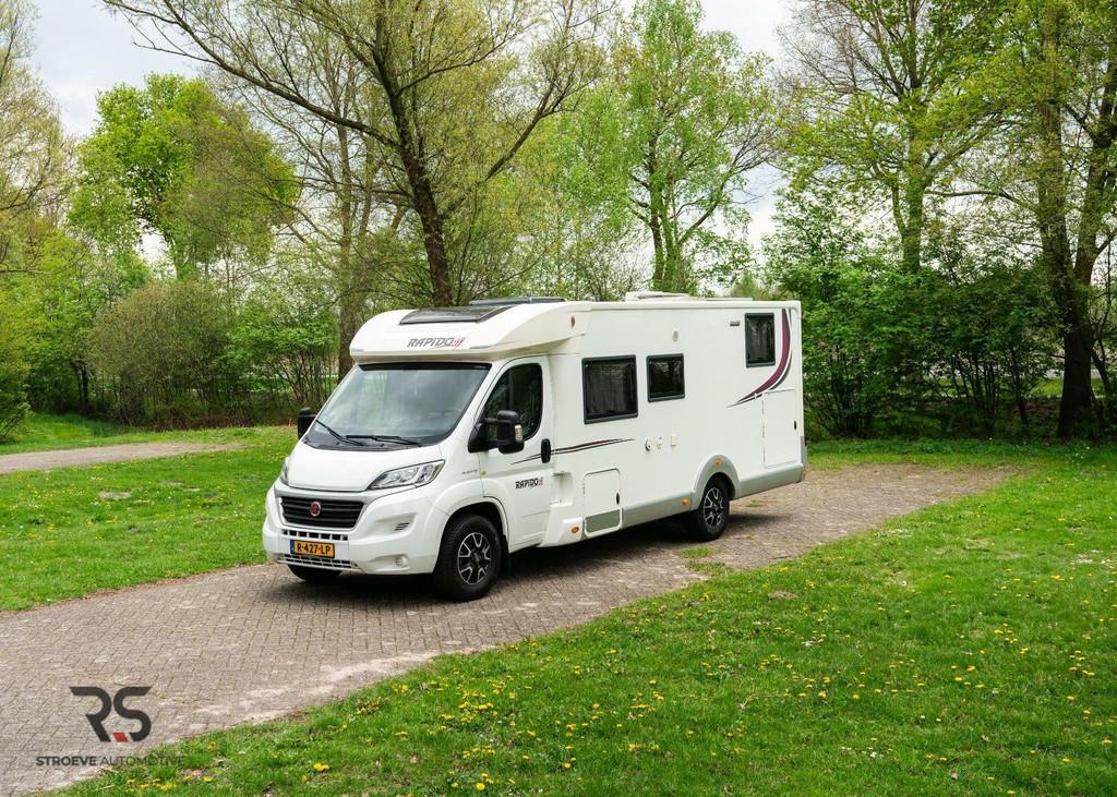Rapido S6 666 Camper 150 pk automaat | Zeer mooie nette en l, 4 stoelen, Leder en Stof, Wit, Bedrijf