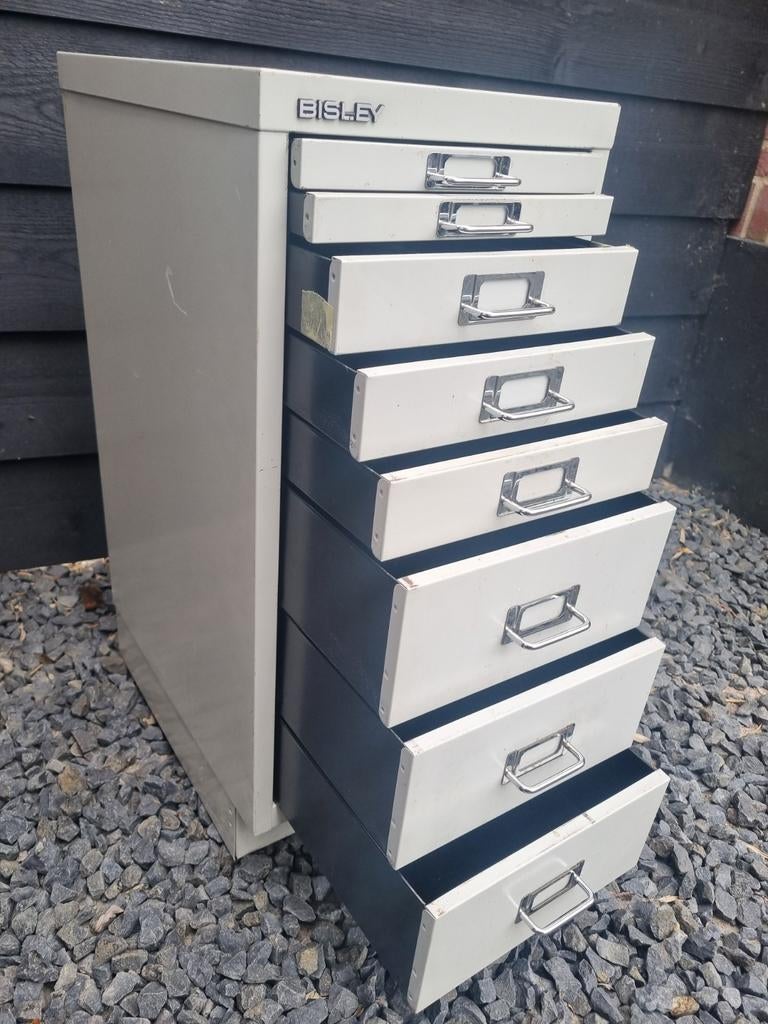 Bisley metalen Ladekast !, Huis en Inrichting, Kasten | Ladekasten, 3 of 4 laden, Ophalen of Verzenden, 25 tot 50 cm, Minder dan 100 cm