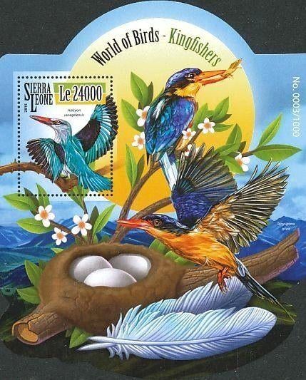 02 Veiling 17 - 18 en 19 Mrt. April Sierra Leone, Ophalen of Verzenden, Postfris, Dier of Natuur