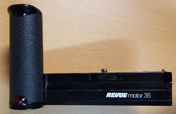 Revuemotor 35 filmtransportmotor voor fotocamera, Audio, Tv en Foto, Fotocamera's Analoog, Gebruikt, Compact, Overige Merken, Ophalen of Verzenden