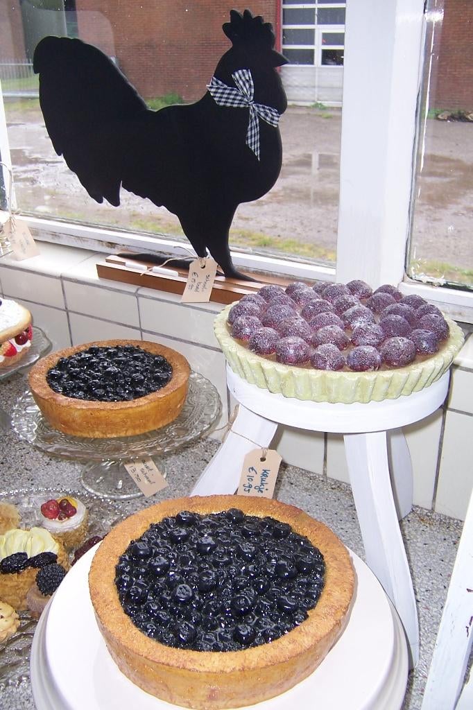 Decoratie taart zwarte bessen, *, Nieuw, Ophalen of Verzenden, *